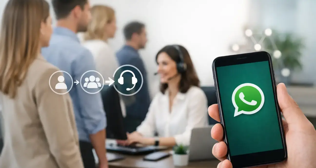 Como criar fila inteligente no WhatsApp