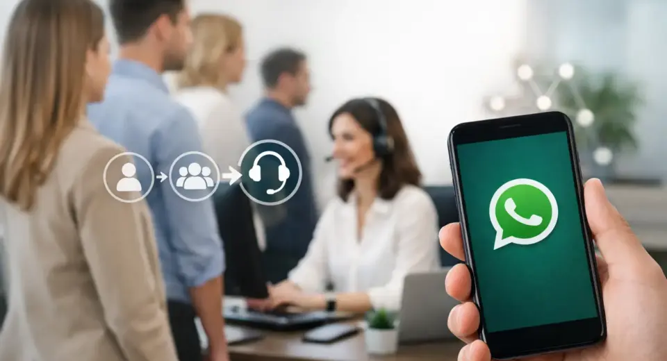Como criar fila inteligente no WhatsApp